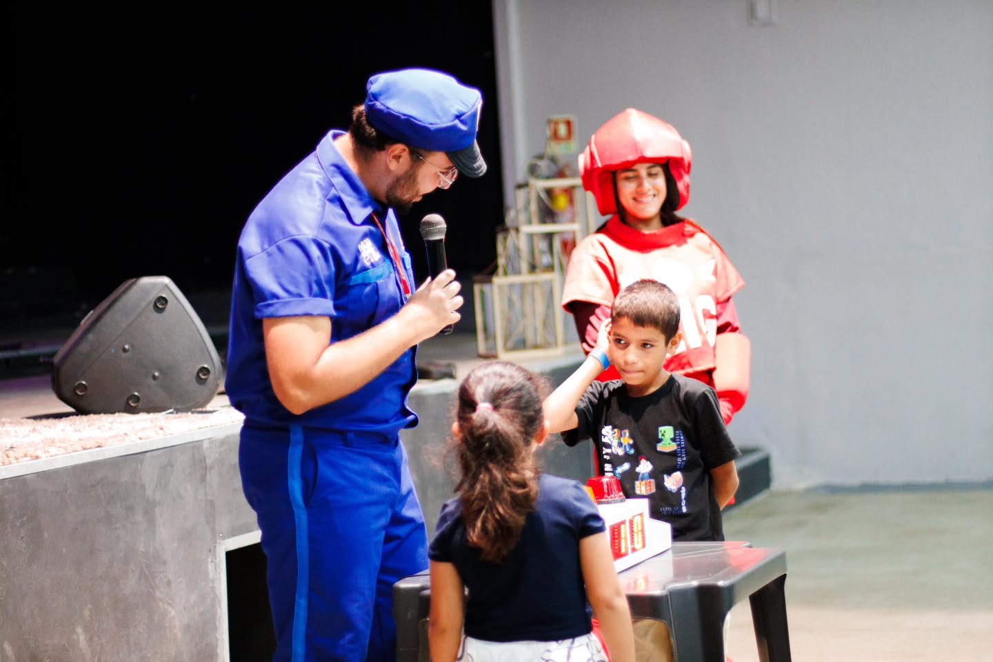Participação especial do Clubinho Honda Moto e Cia no palco