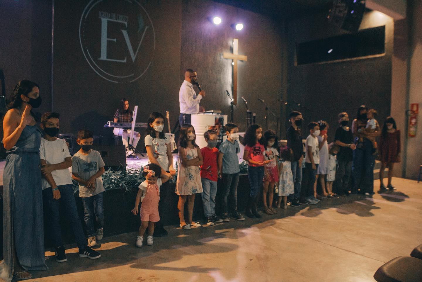 Crianças da igreja em 2021